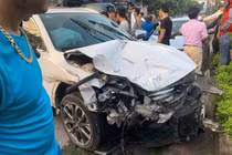 Mượn xe Mazda CX5 của anh rể, thanh niên 18 tuổi gây tai nạn liên hoàn