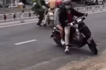 Video: Bị CSGT chặn đầu, đôi nam nữ bẻ lái bỏ chạy và cái kết ê chề