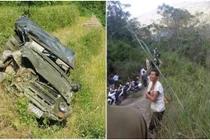 Nguyên nhân vụ ô tô lao xuống vực sâu 100 m khiến 3 người chết