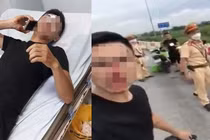 Nghi vấn nam thanh niên bị đánh chảy máu mũi khi làm việc với CSGT