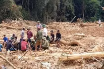 Tìm thấy 2 thi thể trong vụ sạt lở núi tại Trạm bảo vệ rừng ở Quảng Bình