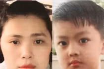 Công an đang tìm 2 mẹ con mất tích 10 ngày chưa về 