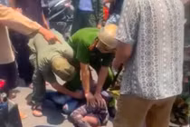 Hà Nội: Bắt đối tượng trộm xe máy SH xịt hơi cay vào mặt công an khi bị truy đuổi