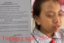 Tin nóng ngày 25/9: Đình chỉ, phạt tiền cô giáo tát nữ sinh trong lớp