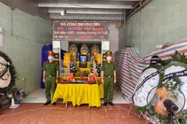 Thăng quân hàm cho cảnh sát cơ động hy sinh ở Bắc Giang