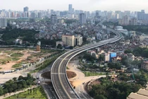 Dân nô nức đi xem Hà Nội thông xe cầu cạn Mai Dịch - Nam Thăng Long 