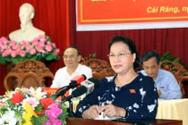 Chủ tịch QH Nguyễn Thị Kim Ngân trả lời cử tri vụ nâng giá máy xét nghiệm COVID -19