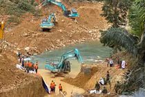 Tìm thấy một thi thể công nhân tại khu vực lòng sông Rào Trăng 3