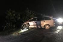 Hải Dương: Xe ô tô mất lái đâm 4 xe máy, 9 người bị thương