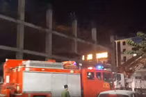 Sập trần công trình xây dựng tại Bắc Giang, hiện chưa rõ thương vong