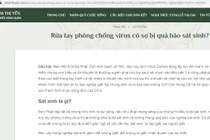 Website bà Phạm Thị Yến gây sốc với câu hỏi: "Rửa tay phòng chống virus có sợ bị quả báo sát sinh?"