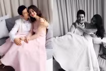 Ngắm ảnh cưới tuyệt đẹp của Angelababy và Huỳnh Hiểu Minh