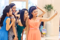 Trước giờ thi Hoa hậu Việt Nam 2014