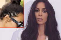 Kim Kardashian gây sốc với mái tóc hói