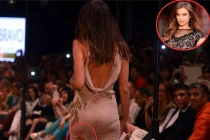 Bồ CR7 - Irina Shayk rách váy trên sàn catwalk