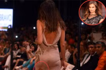 Bồ CR7 - Irina Shayk rách váy trên sàn catwalk