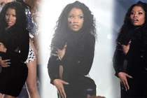 Nicki Minaj tụt khóa váy trên sân khấu MTV VMA