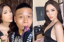 Kỳ Duyên lộ ảnh mặt cứng đơ, môi sưng vều, cằm nhọn hoắt