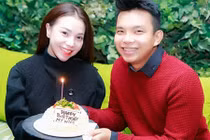 Trà Ngọc Hằng được bạn trai tổ chức sinh nhật ở HK 