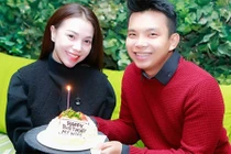 Trà Ngọc Hằng được bạn trai tổ chức sinh nhật ở HK 