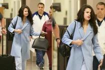 Selena Gomez xuất hiện ở sân bay với bộ dạng xấu xí