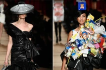 Ngắm bộ sưu tập thời trang dị hợm bị ném đá của Moschino