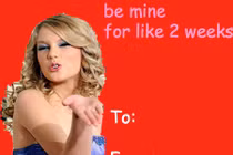 Người nổi tiếng bị chế ảnh trên thiệp Valentine