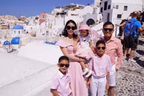 Hà Kiều Anh kỷ niệm 10 năm ngày cưới ở Hy Lạp