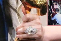 Cận cảnh chiếc nhẫn đính hôn khủng của Phạm Băng Băng