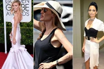 Ngắm thân hình gầy gò gây sốc của sao Hollywood 