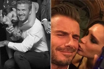 Vợ chồng Beck-Vic tình tứ như thuở mới yêu