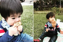 Hai bé sinh đôi nhà Lâm Chí Dĩnh càng lớn càng đáng yêu