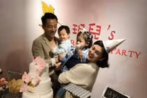 Ngôi sao Vườn sao băng khoe ảnh hạnh phúc bên chồng con