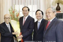 Chủ tịch nước Trần Đại Quang thăm, chúc Tết các trí thức tiêu biểu