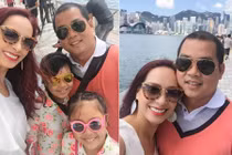 Gia đình Thúy Hạnh - Minh Khang hạnh phúc ở Hong Kong