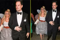 Sao nô nức đi dự tiệc Halloween sớm