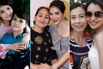 Khoảnh khắc thân thiết bên mẹ của mỹ nhân Việt