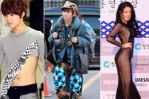 Những kiểu thời trang kỳ quặc của sao Hàn gây sốc