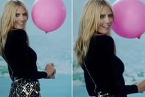 Siêu mẫu Heidi Klum mặc váy rách đi dự Cannes