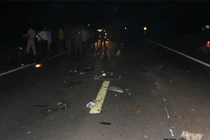 Xe máy gãy đôi, hai thanh niên tử vong sau tai nạn