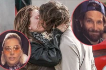 Lady Gaga hôn chồng sắp cưới của Irina Shayk say đắm