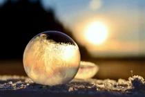 Ảnh nghệ thuật tuyệt mỹ về sự hình thành băng tuyết