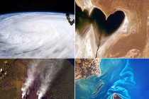 Trái đất đẹp lạ lẫm từ không gian