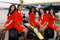 Vẻ đẹp thiên thần của dàn tiếp viên hàng không Air Asia