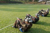 Xem xạ thủ các nước ĐNA luyện tập ở Miếu Môn