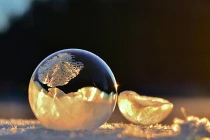 Bong bóng xà phòng tại -9 độ C biến hóa ra sao?