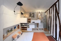 Căn hộ 12m2 gây sốc không gian sống 2 người