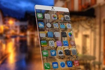 Ngắm iPhone 6 2 màn hình, siêu mỏng?
