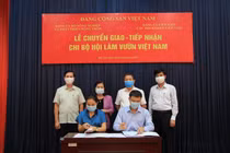 Đảng bộ VUSTA tiếp nhận chi bộ Hội Làm vườn Việt Nam