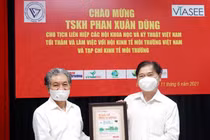 TSKH Phan Xuân Dũng làm việc với TW Hội Kinh tế Môi trường Việt Nam